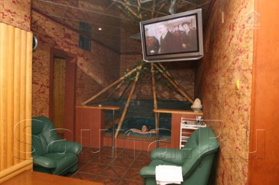 Сауна в бассейне Коралл