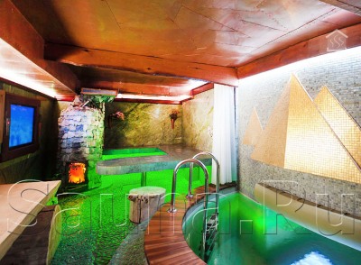 Царь-баня на дровах на Арбате