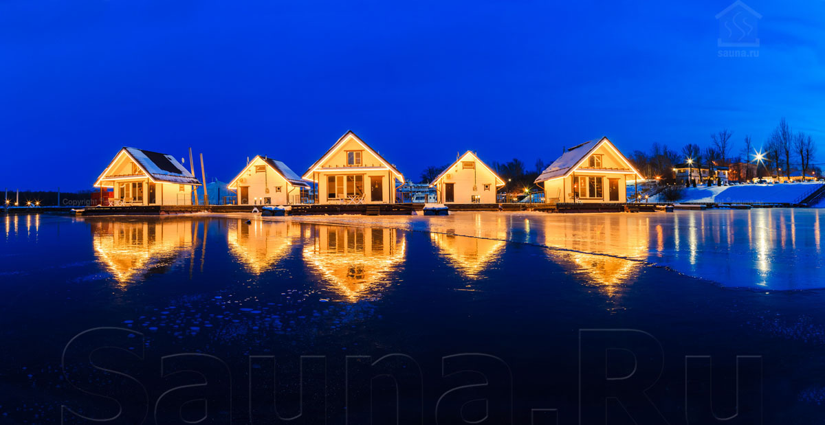 Банный комплекс на воде Ласточка