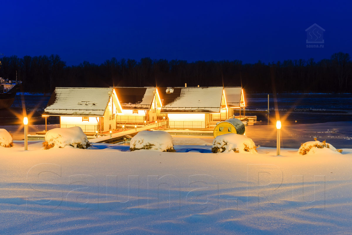 Банный комплекс на воде Ласточка