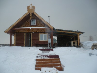 Русская баня с купелью